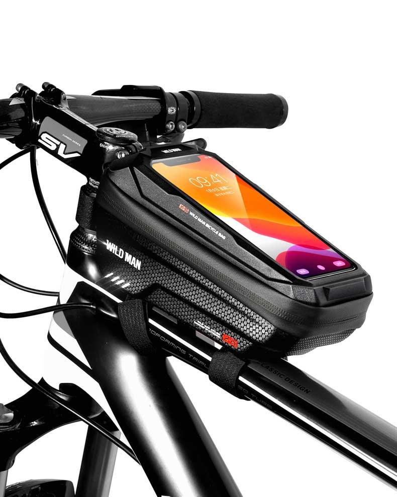 Hard-Shell Touchscreen Bike Phone Bag