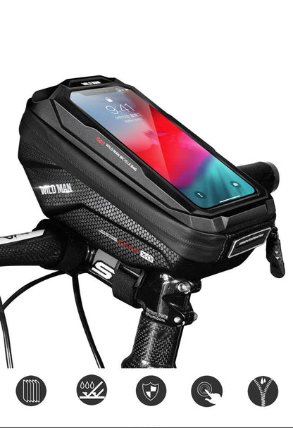 Hard-Shell Touchscreen Bike Phone Bag
