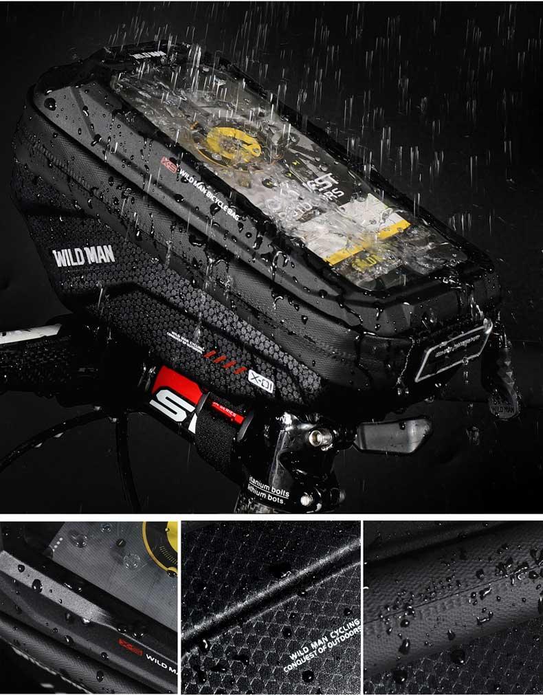 Hard-Shell Touchscreen Bike Phone Bag