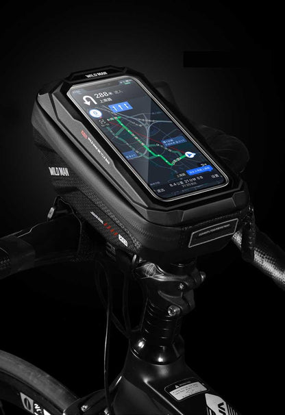 Hard-Shell Touchscreen Bike Phone Bag