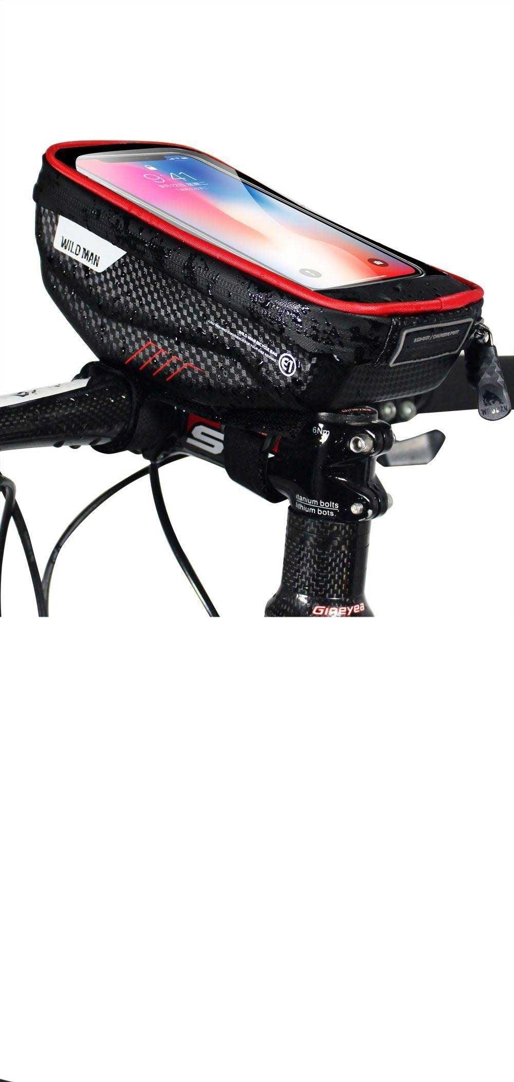Hard-Shell Touchscreen Bike Phone Bag
