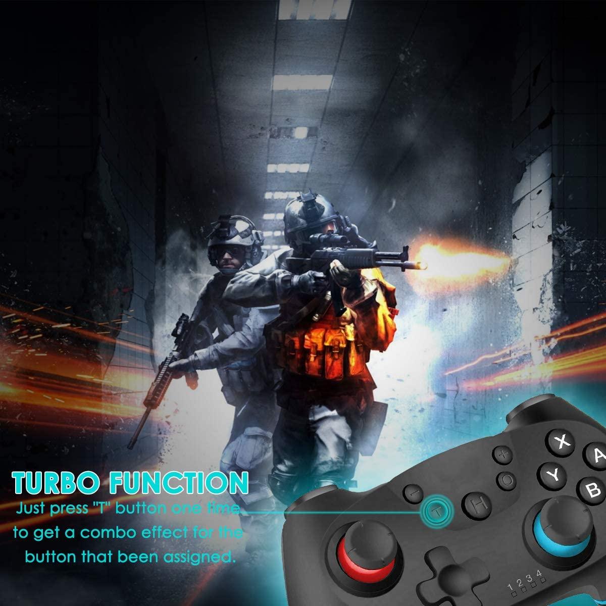 Black Wireless Bluetooth Multi-Device Gamepad – product view 11