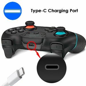 Black Wireless Bluetooth Multi-Device Gamepad – product view 15