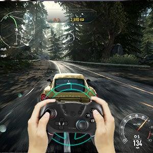Black Wireless Bluetooth Multi-Device Gamepad – product view 2
