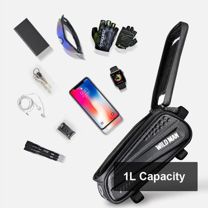 Reflective Rainproof Bike Phone Bag – 6.5-Inch