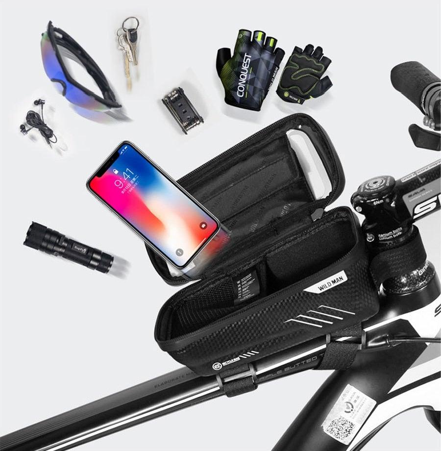 Reflective Rainproof Bike Phone Bag – 6.5-Inch