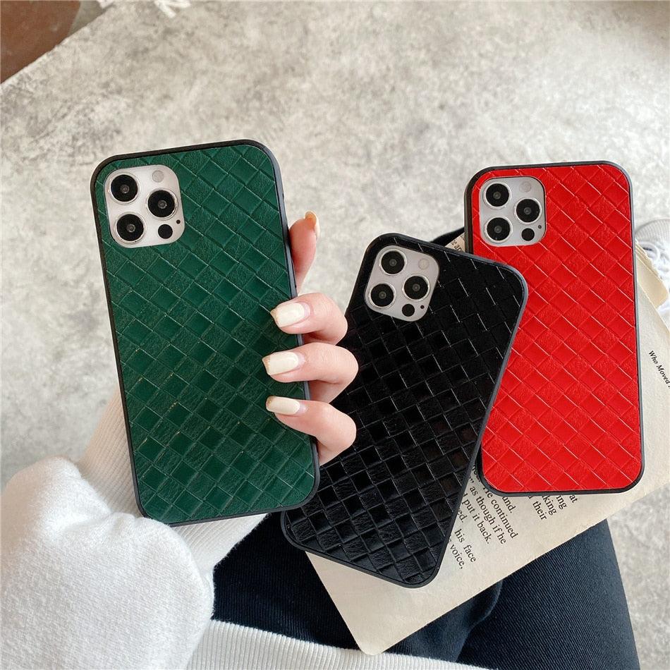 Animal-Texture PU Leather iPhone Case