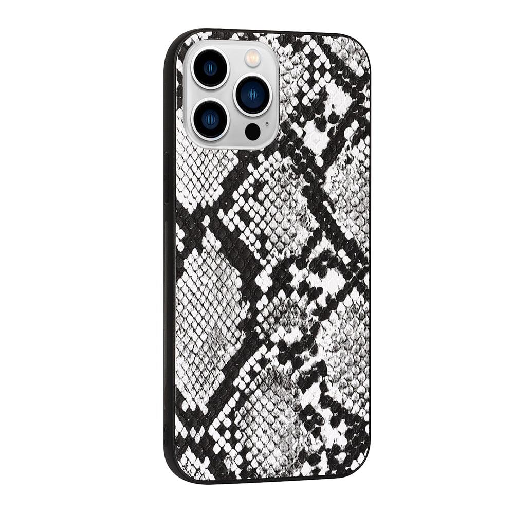 Animal-Texture PU Leather iPhone Case