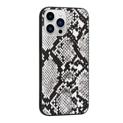 Animal-Texture PU Leather iPhone Case