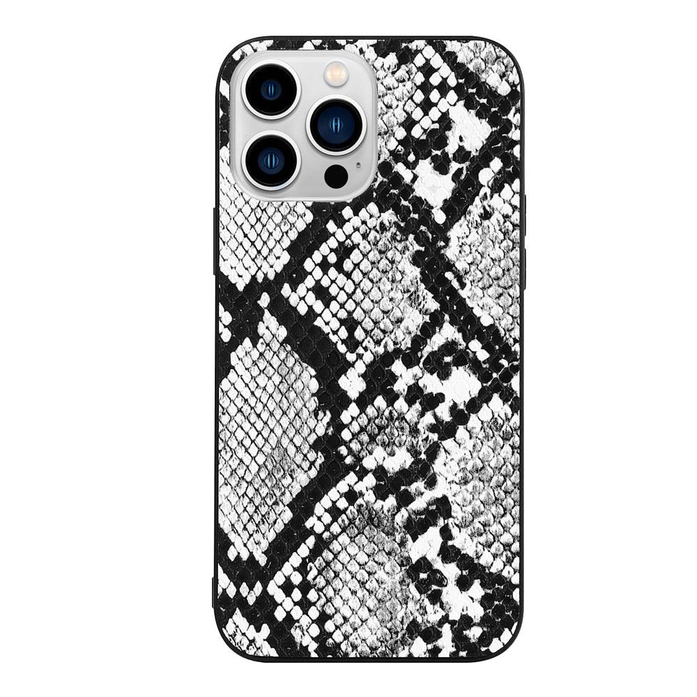 Animal-Texture PU Leather iPhone Case