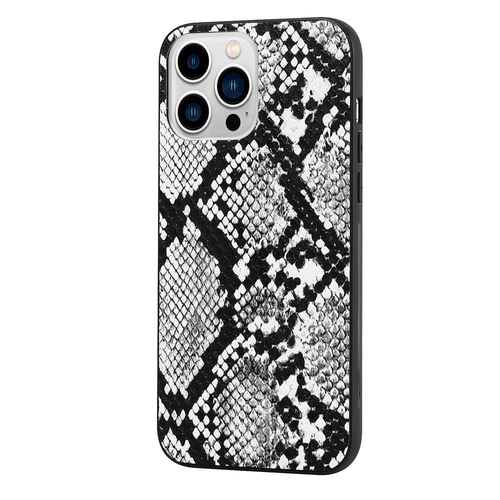 Animal-Texture PU Leather iPhone Case