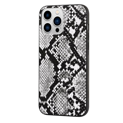 Animal-Texture PU Leather iPhone Case