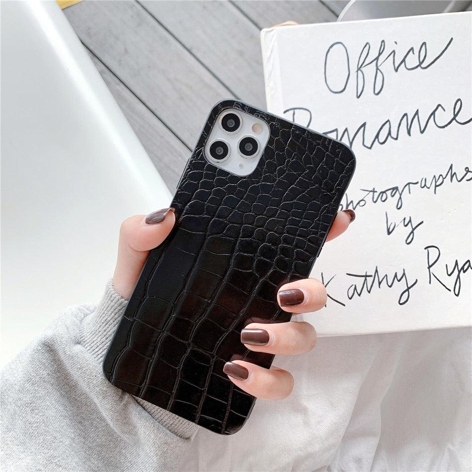 Animal-Texture PU Leather iPhone Case – product view 7