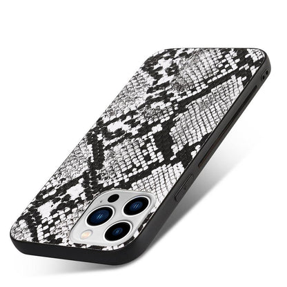 Animal-Texture PU Leather iPhone Case