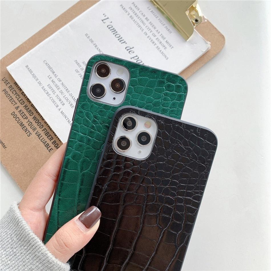 Animal-Texture PU Leather iPhone Case – product view 20