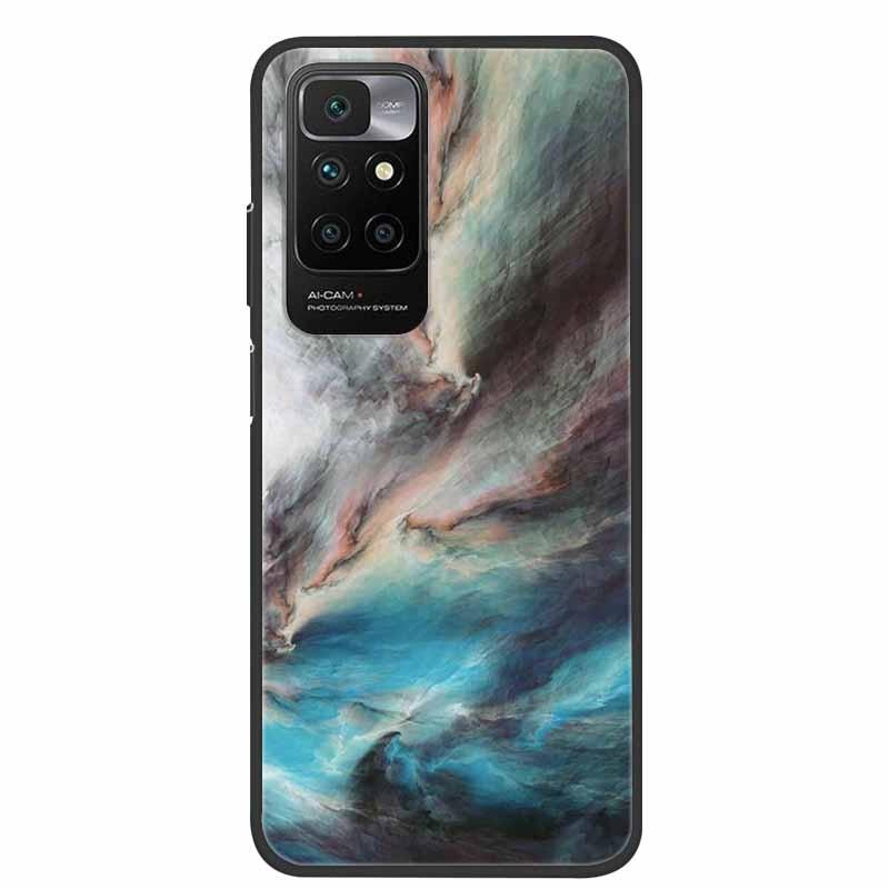 Redmi 10 Marble Matte Silicone Case
