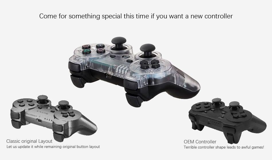 Transparent Dual-Shock Wireless PC Gamepad – product view 3