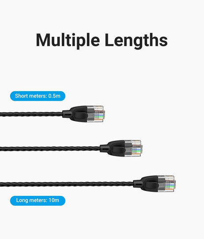 Vention Ethernet Cable Cat6 10Gbps RJ45 Slim Ethernet Patch Cable Cat6 Lan Cable Internet Modem Laptop Router Network Ethernet Cable For Modem PC Laptop Cable